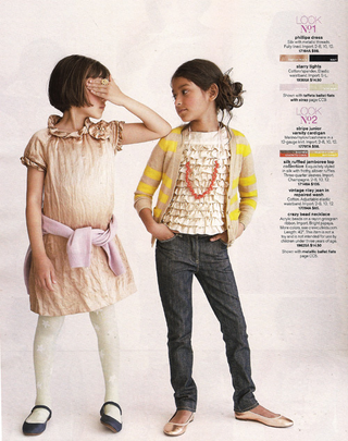 Illustration for article titled J.Crew's Ovary-Busting Child Models Should Come With A Warning